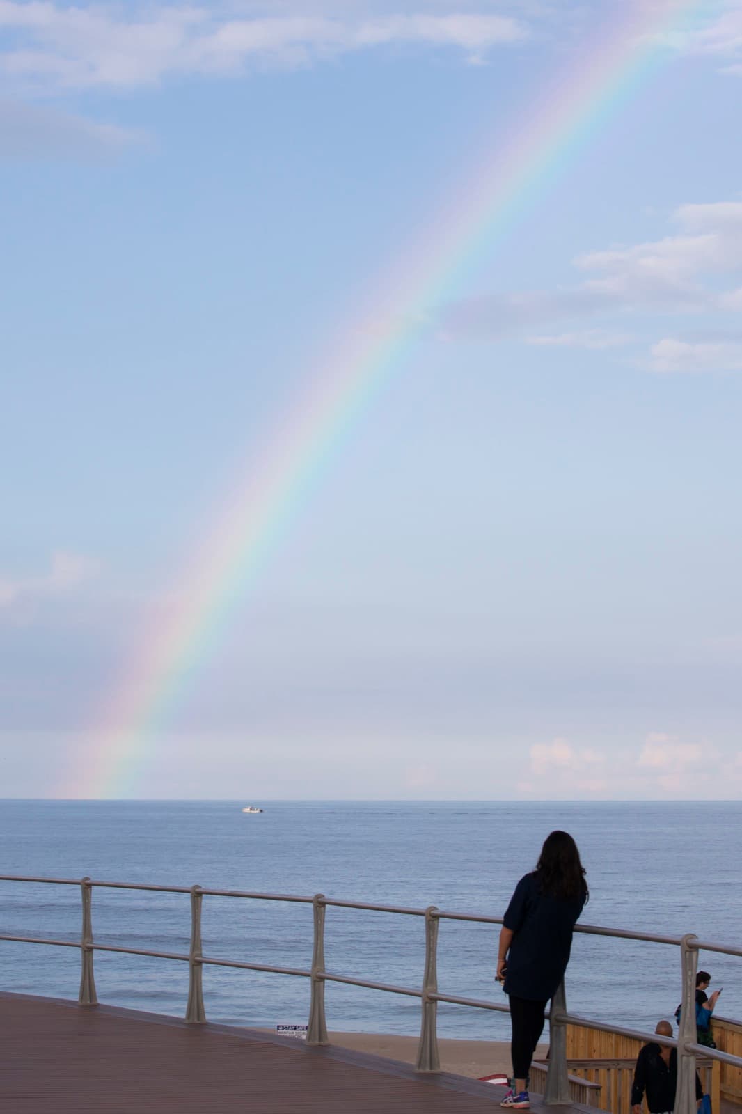 Images — New Jersey, Hopeful: Rainbow Over the Atlantic