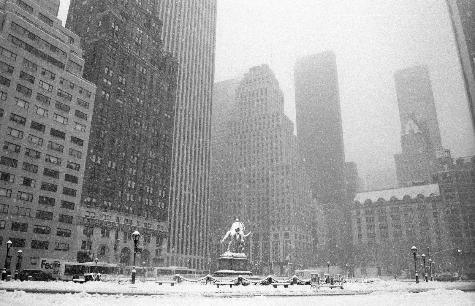 Grand Army in Snow
